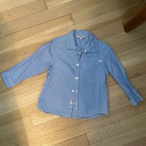 Jacadi Boys Striped Button Down